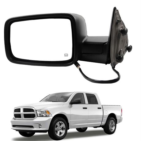 Dasbecan Left Side Mirror Compatible with 2014-2018 Ram 1500, 2019-2022 1500