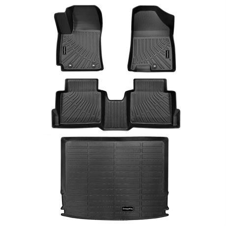 Custom Fit All-Weather TPE Floor Mats for 2024 2025 Hyundai Kona - Heavy Duty,