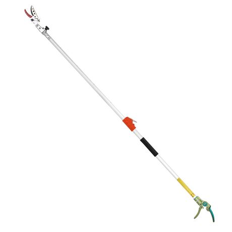 Extendable Tree Pruner, 3.67-5.45 FT Telescopic Pole Pruner, Teflon-Coated