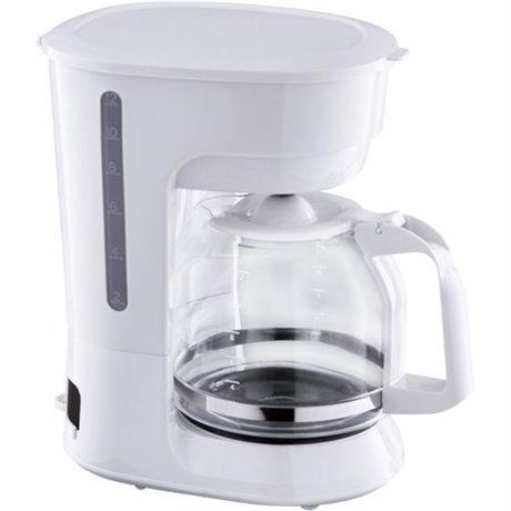 Mainstays White 12 Cup Drip Coffee Maker