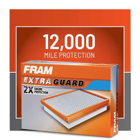 FRAM Extra Guard Air Filter, CA11712 for Select Acura Vehicles Fits select: