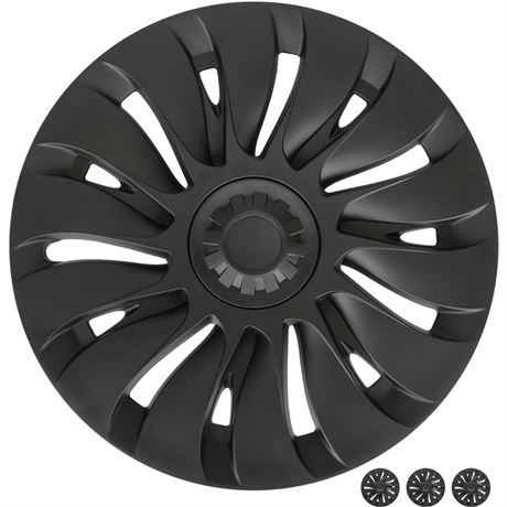 Wheel Covers for Tesla Model Y 2024 19 Inch 4 Pcs Rim Protector Gemini Wheel