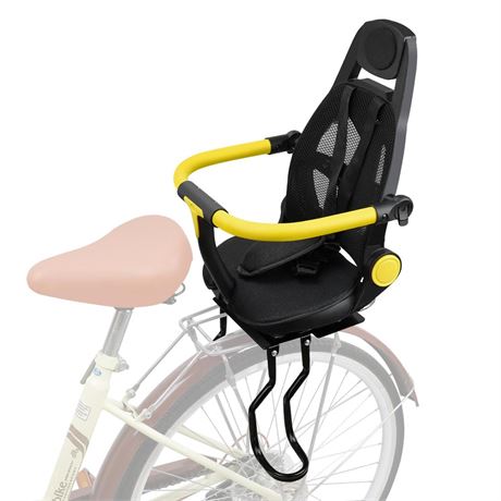 2024 New Rear Child Bike Seat, Adjustable Backrest Rear Bike Seat, Foldable and