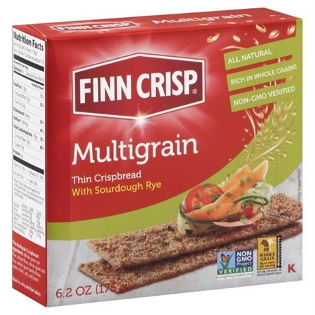 Thin Crispbread by Finn Crisp, Multigrain, 6.1 oz