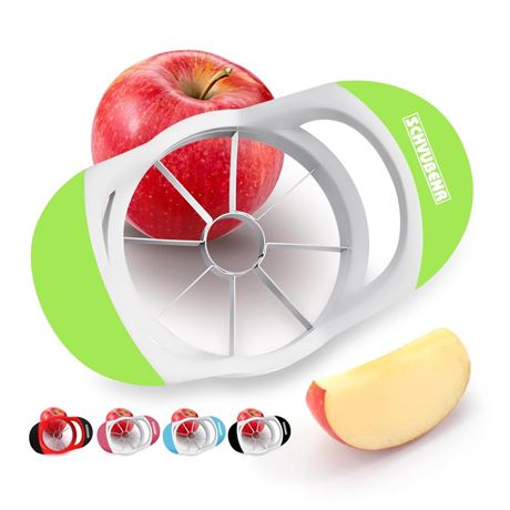 SCHVUBENR 3.5 Inch Apple Slicer - Professional Apple Cutter - Stainless Steel