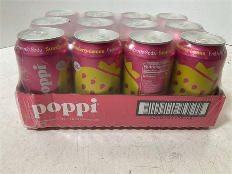 poppi strawberry lemon soda