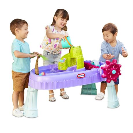 Little Tikes Mermaid Island Wavemaker Water Table with Five Unique Play