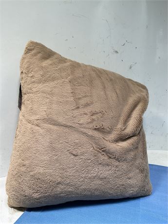 Hudson Park Collection Rabbit Faux Fur Decorative Pillow, 20 X 20 - Exclusive