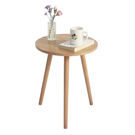 AWASEN Side Table Round, Small Accent Table Nightstand Modern End Table for