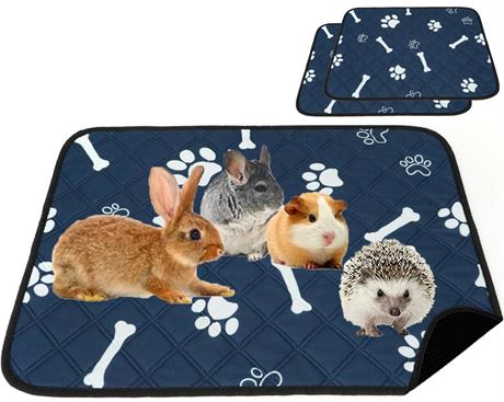 HCY&WLD Pet Mat (12x12 Inch, Blue)4 sets of 2 mats