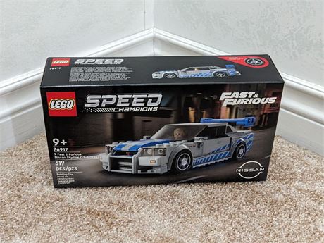 LEGO Speed Champions - 2 Fast 2 Furious Nissan Skyline GT-R (R34) - Building &