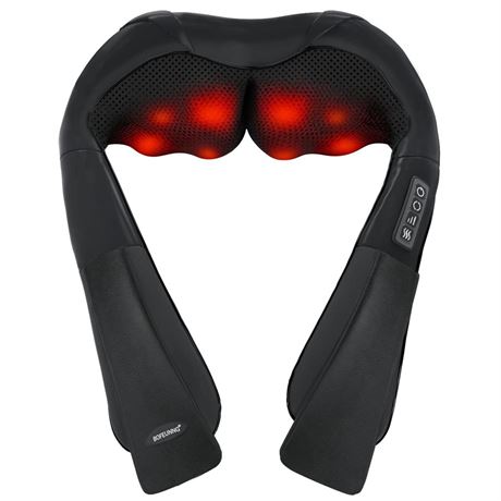 Shiatsu Neck and Back Massager with Heat, Electric Shoulder Massager, Car Neck