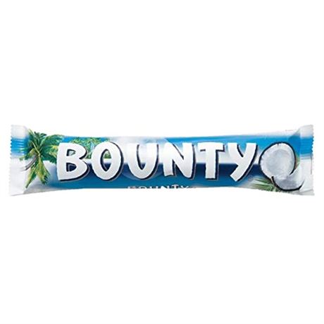 Bounty Milk Chocolate Bar, 57g Coconut,Milk Chocolate 2.01 Ounce (Pack of 1)
