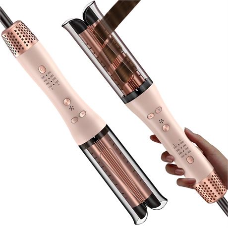 Automatic Curling Iron, Auto Hair Curler with 4 Temperature & 3 Timer Portable
