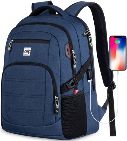 UKEIN Laptop Backpack for Men Women, Business Travel Laptop Backpack with USB