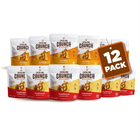 Catalina Crunch Protein Grab & Go Snack Mix with Cheese Crisps | At least 15g