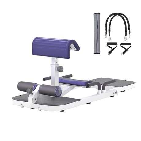 Hip Thrust Machine with High Resistance and Protectors Pad - 3D High Density