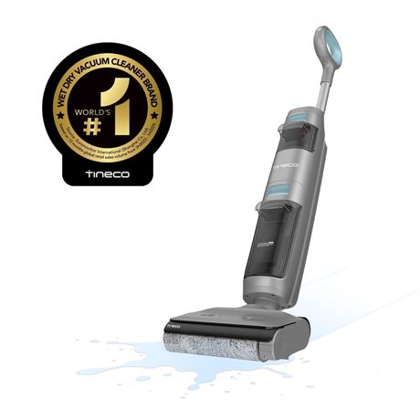 Tineco GO SENSE Cordless Floor Washer with Mess Detection-Titanium Powder Blue