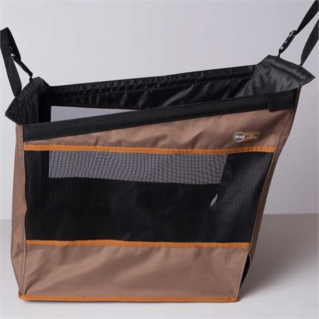 K&H Pet Products Buckle N  Go Dog Car Seat for Pets Gray Large 21 X 19 X 19