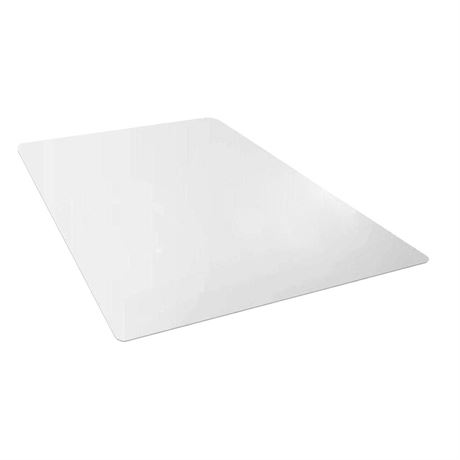 Premium PVC Chair Mat Pad 24" X 21" Floor Protectors for Desks Office Home,