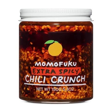 Chili Crunch, Extra Spicy, 5.5 oz (155 g), Momofuku