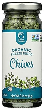 Green Garden Organic Freeze Dried Chives  0.14 Oz