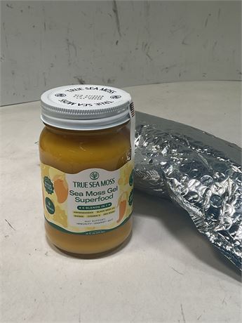 True Sea Moss Wildcrafted Sea Moss Gel Superfood, 5 in 1 Blend 16 Fl Oz Jar