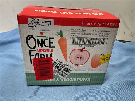 Once Upon a Farm Organic Fruit & Veggie Puffs