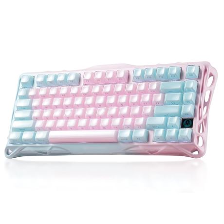 GravaStar - Mercury K1 Lite 75% Wireless Mechanical Gaming Keyboard - Lumen Rose