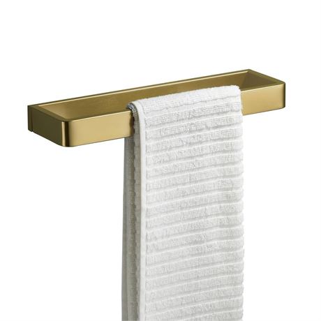 YACVCL Bathroom Towel Bar Brushed Gold, 11.8 Inch 304 Stainless Steel Bath