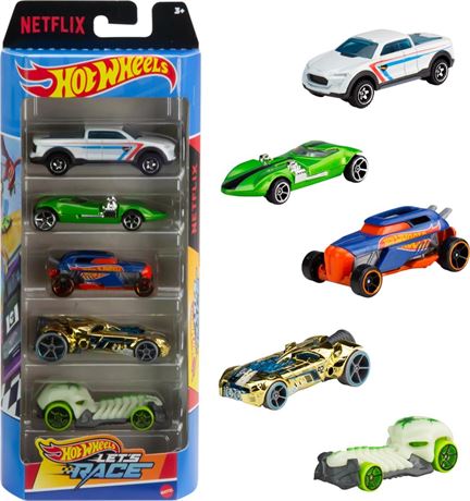 Hot Wheels Toy Cars & Trucks 5-Pack, Set of 5 Die-Cast Vehicles from The