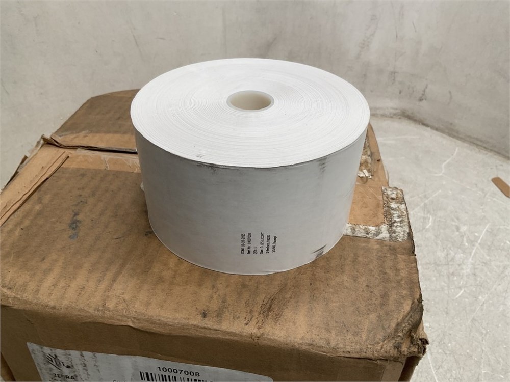702 Auctions - Zebra Z-Perform 1000D 3.5mil receipt rolls