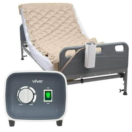 Vive Alternating Pressure Pad  Includes Mattress Pad and Electric Pump System