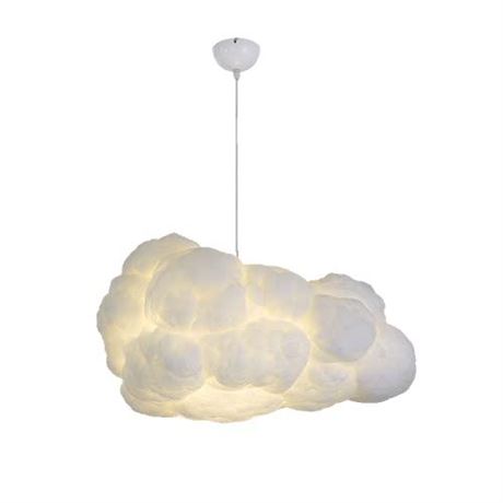 Modern Floating White Cloud Pendant Hanging Light Nordic Cotton Ceiling Light