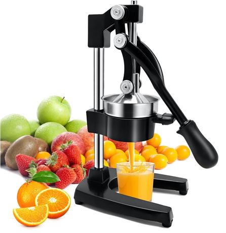 Manual Juicer Press, Hand Press Juicer Machine, Heavy Duty Manual Orange