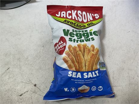 Jackson's Super Sea Salt Veggie Straws