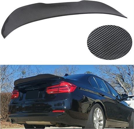 Rear Trunk Spoiler Wing Compatible with 2012-2018 BMW 3-Series F30 & F80 M3
