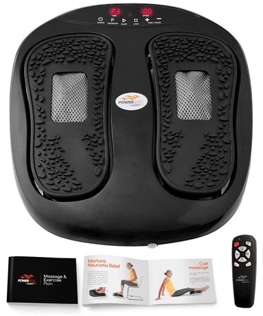 Power Legs Electric Foot Massager Machine with Remote Control, Adjustable