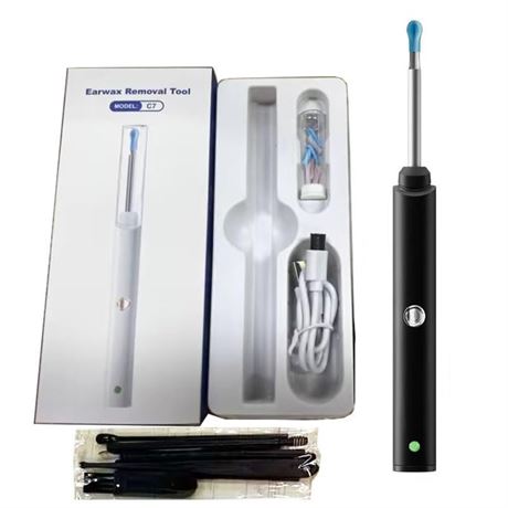 Earwax Removal Tool with Camera 7 Ear Spoon,Ear Cleaner With 1296P HD