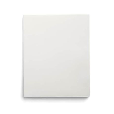 Staples Smooth 2-Pocket Paper Folder, White, 25/Box (50760/27537-CC)