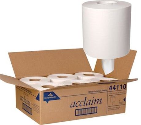 Pacific Blue Basic Center Pull Paper Towels, 1 Ply, 1000 Sheets, 1,000 Ft,