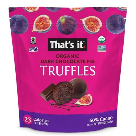 That's it. That's It Organic Fig Truffle, Dark Chocolate and Fig (20 Ounce)