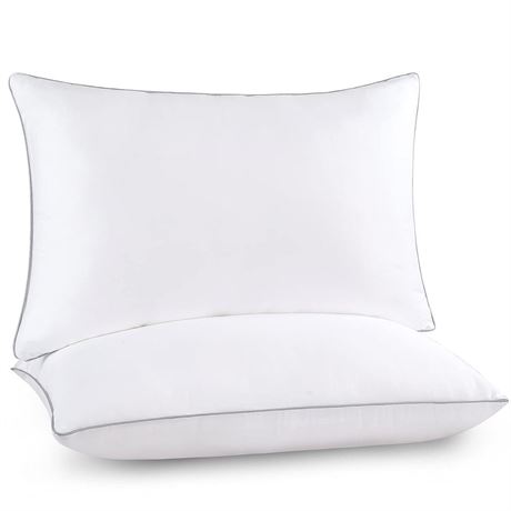 Bed Pillows for Sleeping Queen Size 2 Pack Cooling Pillow Set of 2 for Side