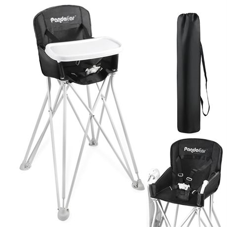 PandaEar Portable High Chair for Babies and Toddlers, Foldable HighChair with