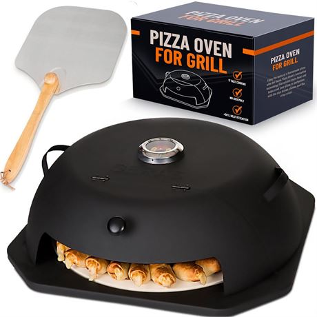 HeatGuard Pro Geras Pizza Oven for Grill - Grill Top Pizza Oven for Outdoor