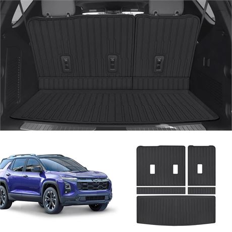 Cargo Mat Compatible with 2022-2024 Chevy Tahoe/GMC Yukon - TPE Backrest Mat