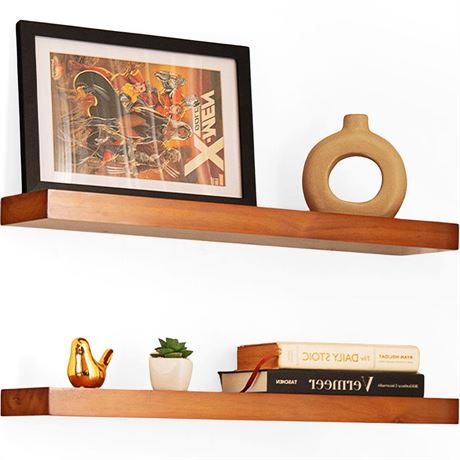 Imperative Décor Floating Shelves for Wall - Wood Floating Shelves, Floating