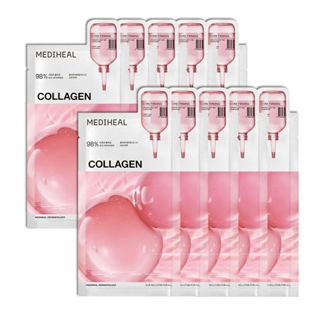 Mediheal Essential Face Mask [Skin Firming] 10 pcs. for Plumping Hydration,
