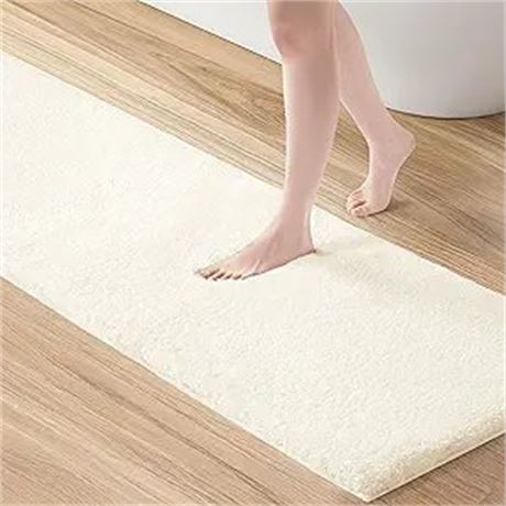 Madison Park Signature 24-in x 72-in Polyester Bath rug
 ivory