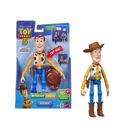 Disney Pixar Toy Story Disney and Pixar Toy Story 5 Interactables Woody Figure